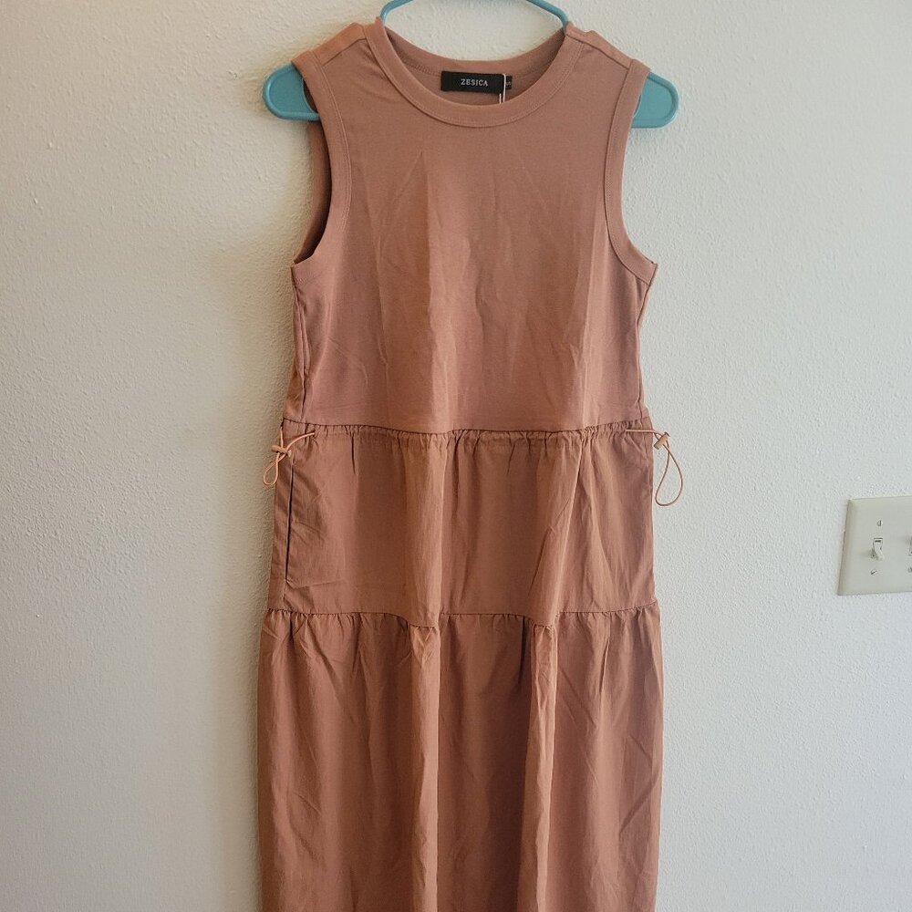 Zesica Women's Sleeveless Dress , with Pockets